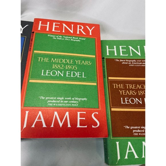 Henry James The Complete Biography Leon Edel Box Set Discus Avon Paperback Books - Picture 10 of 12